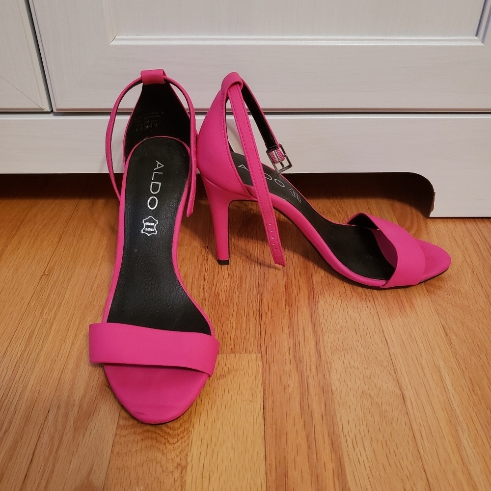 Hot pink heels
